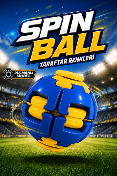 FunkyCraft Spin Ball Rulmanlı Stres Topu Fidget Oyuncak Stres Çarkı Dönen Top...