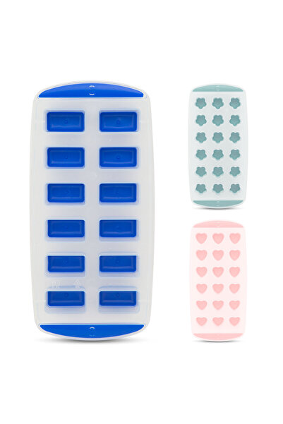Alista Home Formă pentru cuburi de gheață, din plastic, 18-21 cuburi, model f...