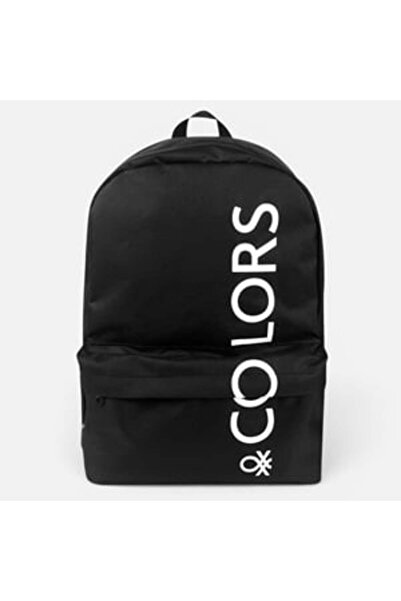 Benetton Черна ученическа чанта 28x13x43см