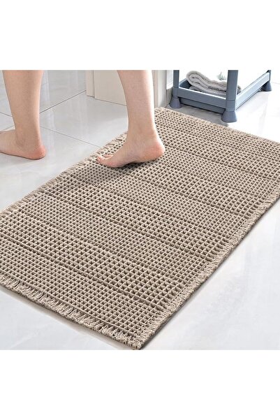 Tazweeq Waffle Bath Mat, Super Absorbent Bathroom Mats, Non Slip Bath Rugs fo...