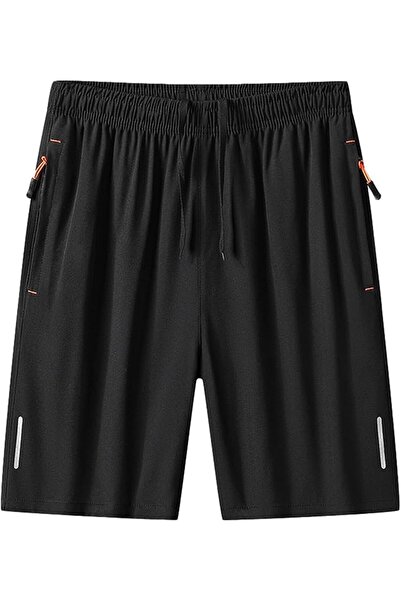 Dress Cici Men's Running Shorts with Zipper Pockets, Reflective Stripes and D...