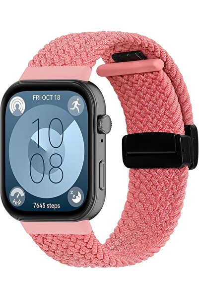 GENERAL Replacement Bands for Huawei Watch Fit 4/Fit 3, Nylon Elastic Smartwa...