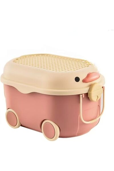 JCB CHIC Extra Large Kids Toy Chest, Collapsible Sturdy Storage Bins, Foldabl...