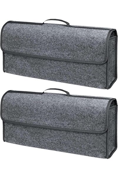 NALACAL 2 Pack Car Boot Organiser Storage Tidy, Foldable Trunk Storage Box wi...