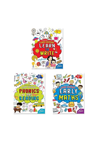 Dreamland Publications Learn Everyday 3 Books Pack for Children Age 4+