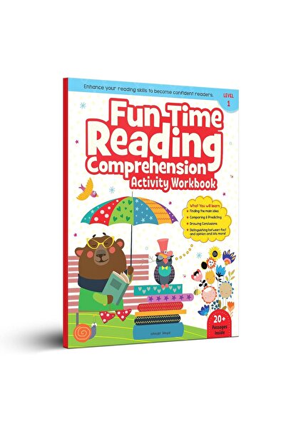 Wonder House Books Fun Time Reading Comprehension - Activity Workbook For Chi...