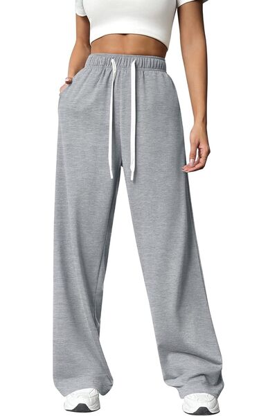 GENERAL PINSPARK Wide Leg Sweat Pants for Womens High Waisted Baggy Sweatpant...