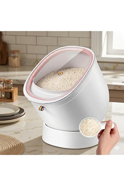 Generic Storage Container 5kg - Food Storage Container with Lid, Rice Buckt M...
