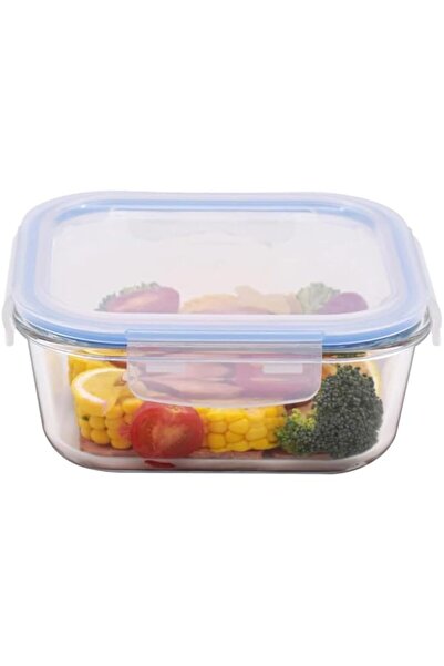 Generic Square Glass Storage 800ML – Airtight Food Container with Leak-Proof ...