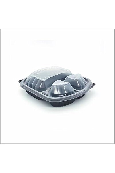Generic Black Microwavable Food Containers – Leak-Proof PP Plastic Meal Prep ...