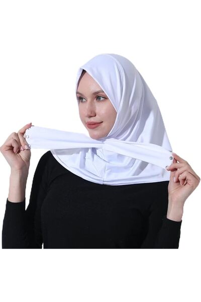 GENERAL RVROVIC Women Muslim Hijab Adjustable Stretchy Turban Full Cover Brea...