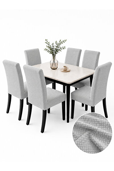 delfin HomeRoy Set 6 Huse Scaune Universale Supra - Elastice – Set 6 bucăți