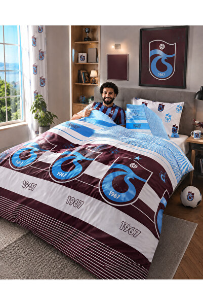 Taraftar طقم غطاء لحاف مفرد مرخص من TS مقاس 160 × 220 - غطاء لحاف + غطاء وسادة