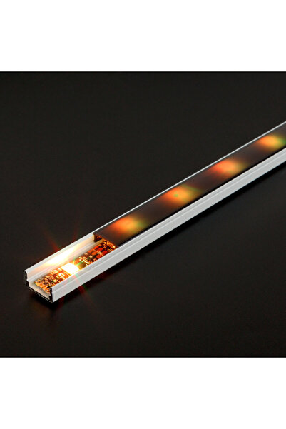 Alista Home Προφίλ αλουμινίου LED 2 μ. λευκό, προφίλ τύπου U για ταινία LED, ...