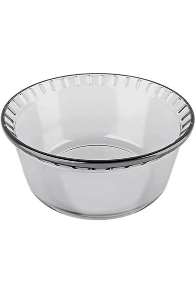 Generic MARINEX Medium Glass Soufflé Dish 1.4L – Durable Heat-Resistant Bakew...