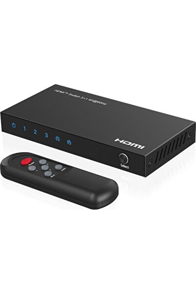 MicroConnect Διακόπτης HDMI 3x1 4K@60Hz HDCP 2.2 Τηλεχειριστήριο Mc-hdmiswitc...