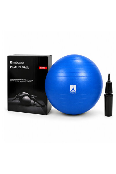 Rebuwo Pilates Ball 65 cm Blue