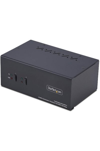 startech P2ADDH462-KVM-SWITCH Διακόπτης KVM και Δεδομένων