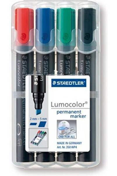 Staedtler Μαρκαδόροι Σχεδίου Χοντρού Στελέχους Σετ 4 τεμαχίων Κωδικός: 350010