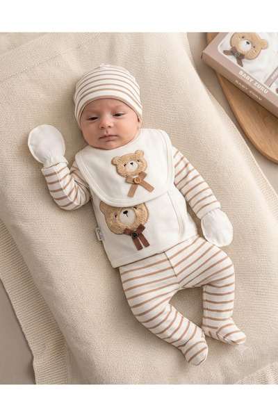 EDM Kidss 100% Cotton Special Gift Boxed Baby Boy 5-Piece Hospital Discharge ...