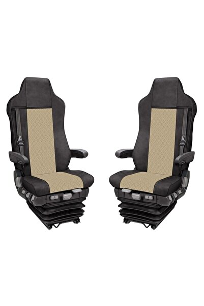 DELUXETUNING Set huse scaune camion compatibile cu MAN TGX II 2021->, piele e...