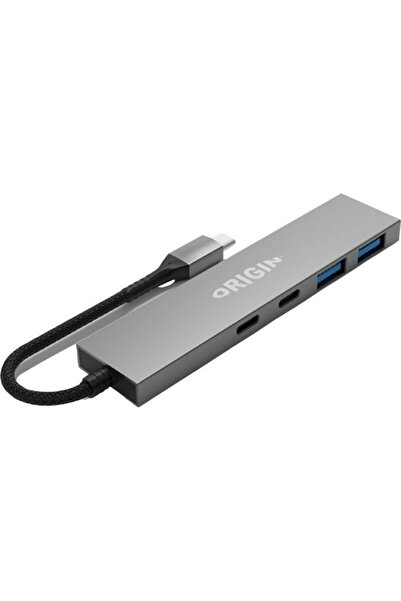 Origin Storage Διανομέας USB 3.2 4 θυρών με σύνδεση USB-A, Γκρι