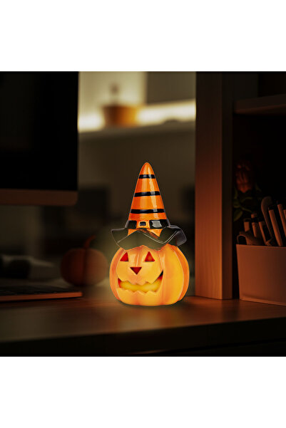 Alista Home Halloween LED pumpkin decoration, 11 cm, with batteries included