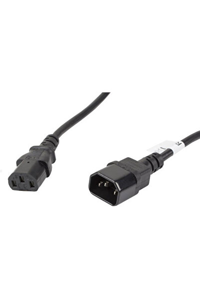 Lanberg Καλώδιο IEC C13 - IEC C14 5μ Μαύρο (CA-C13E-11CC-0050-BK)