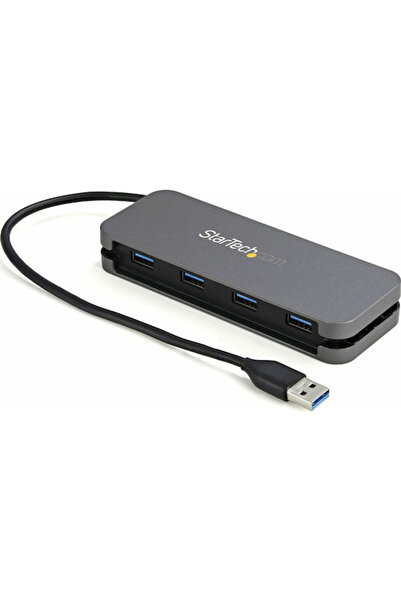startech Διανομέας USB 3.0 με 4 θύρες USB-A Ασημί Κωδικός: HB30AM4AB