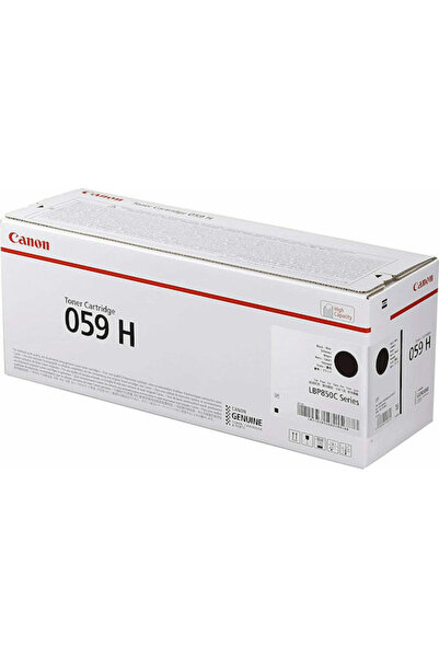 Canon 059H Γνήσιο Τόνερ Εκτυπωτή Λέιζερ Μαύρο Υψηλής Χωρητικότητας 15500 Σελί...