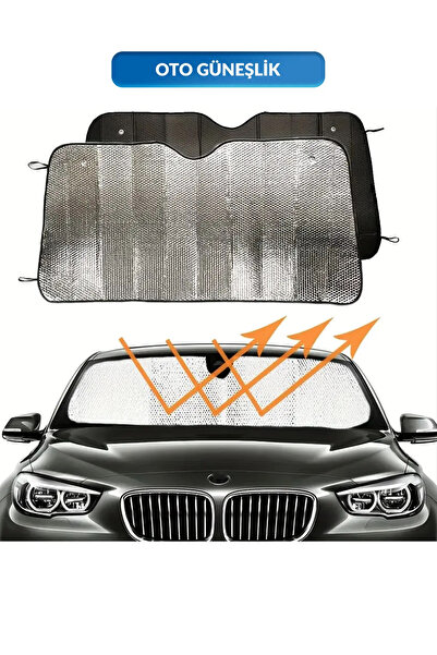 pınaxar Foldable Windshield Sunshade Heat Preventive Car Curtain for Volkswag...