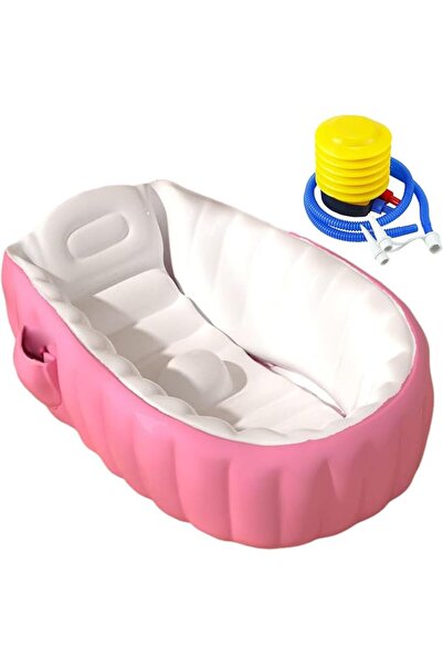 Generic Travel Bath Tub for Infant Portable Foldable Shower | Blow Up Tub For...
