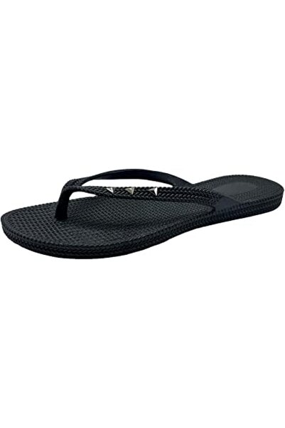 GENERAL Women's Studded EVA Flip Flops, Lightweight T-Strap Thong Sandals wit...