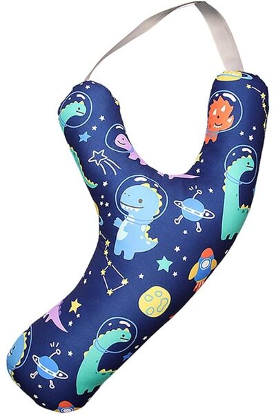 Yelajoy Dinosaur Y-Shape Car Seat Pillow, Soft Breathable Neck & Body Support...