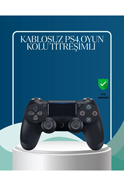 Cemile Kablosuz PS4 Oyun Kolu Çift Motor Titreşimli Uzun Bataryalı
