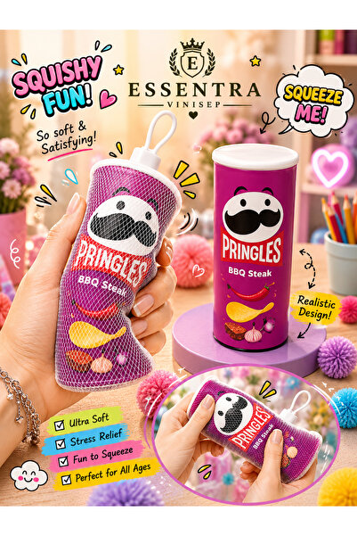 vinisep Squishy Cips Kutusu Stres Oyuncağı – Yumuşak Sıkılabilir Eğlenceli Oy...