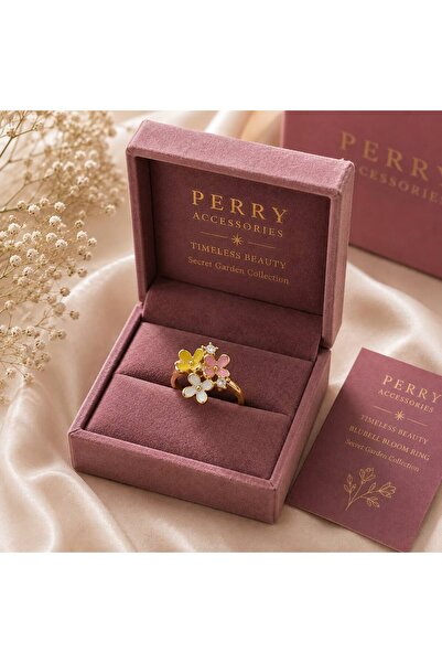 perry accessories Eternelle Ring özel tasarım xuping gold detaylı 14k kaplama...