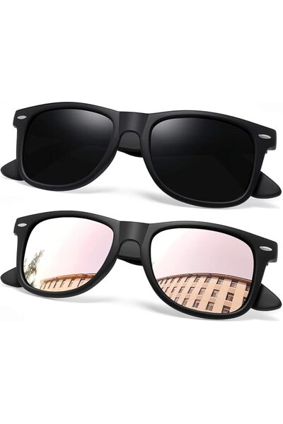 Joopin Classic Square Sunglasses for Men Women Polarized UV400 Protection | L...