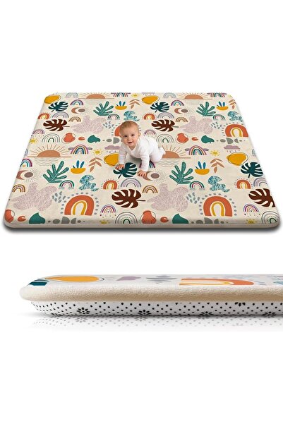 GENERAL RONGFA Baby Play Mat 50x50x1.3 Inch, Memory Foam Crawling Mat, Non-Sl...