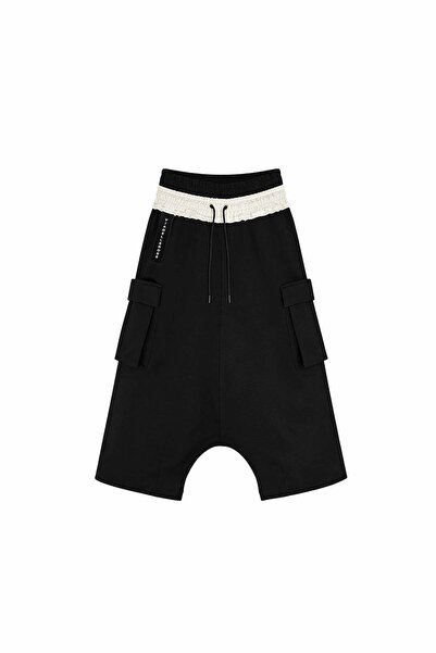 #vdr viadellerose Black Shalwar Silhouette Cargo Pants 19199