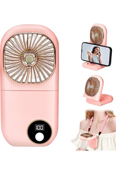 Morvena Picks Mini ventilator portabil USB-C reîncărcabil – Mini ventilator p...