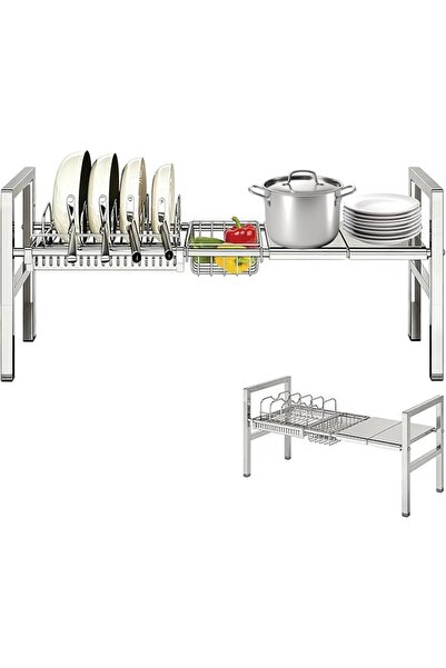 GENERAL 1 Tier Under Sink Organizer Kitchen,Expandable Under Cabinet Organize...
