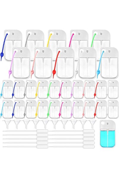 Rtteri 50 Pcs Empty Hand Sanitizer Spray Bottle Travel Size Mini Hand Sanitiz...