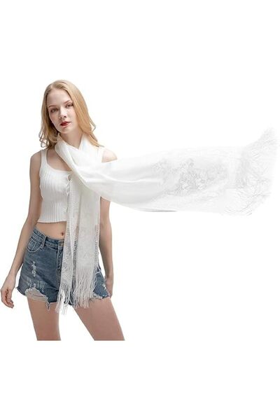 Generic Shawls and Wraps for Evening Dresses Scarfs for Women Pashmina Weddin...