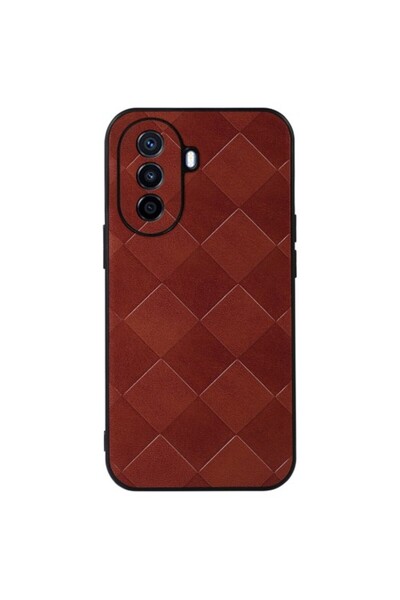 OEM Θήκη TPU Σιλικόνης με Σκληρή Πλάτη και Υφασμάτινη Επένδυση για Huawei nov...