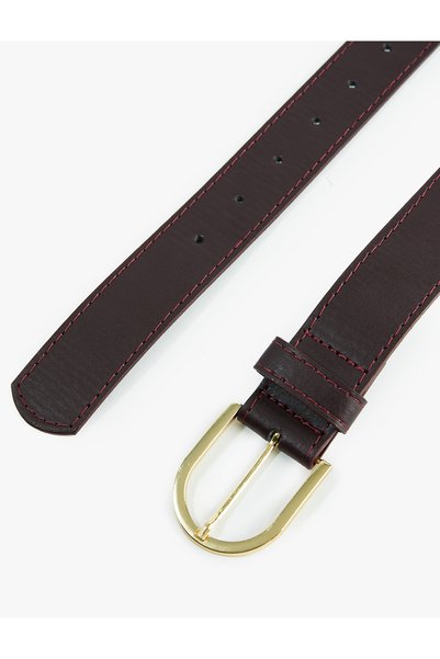 Koton Metal Tokalı Suni Deri Basic Kemer