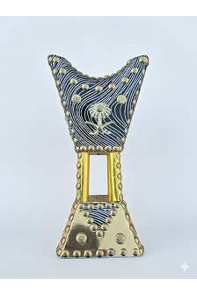 FWM WOODEN Premium Mabkhara, Handcrafted Metallic Incense Burner, with Royal ...
