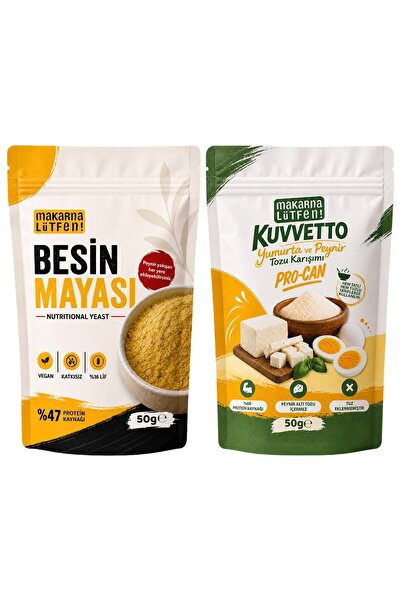 Makarna Lütfen Avantajlı Besin Mayası ve Yumurta Peynir Tozu Karışımı (100 gram)