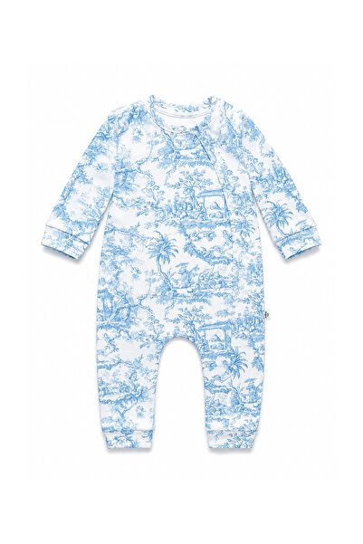 Mita Concept 100% Cotton Front Zippered Baby Romper
