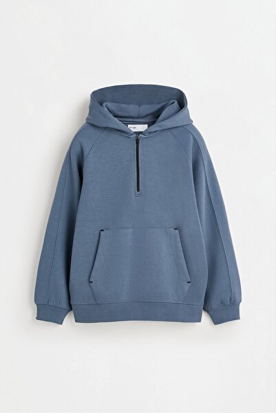 LEFTIES İnterlok kapüşonlu sweatshirt